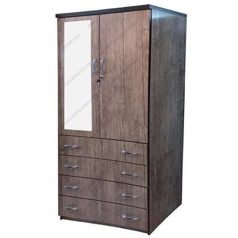 کمد لباس چوبی چهار کشو : K 112